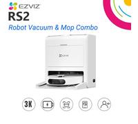 EZVIZ CS-RS2. Robot aspirapovere/lavapavimenti combinato e serbatoio d'acqua, sostituzione spazzole