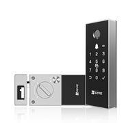 EZVIZ DL03 PRO Smart Rim Lock - Bluetooth e Wi-Fi abilitato, multi-metodo Keyless Entry, telecomando, avvisi anti-manomissione, facile installazione