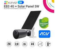 EZVIZ EB3KIT. Telecamera 2K 4G 2,8mm, audio, IR/LED fino a 15mt, a batteria e pannello solare Tipo C