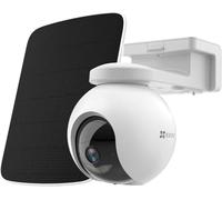 EZVIZ EB8 Kit 4G LTE Telecamera Esterno con Batteria 10400mAh, 2K Telecamera di Sorveglianza a 360°, Rilevamento di Persone, Visione Notturna a Colori, Audio Bidirezionale, GPS Integrato