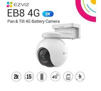 EZVIZ EB84G2K Telecamera Pan/Tilt 4G/LTE 2K,Wi-Fi,batteria 10400mAh,color,audio,supporta memoriaSD