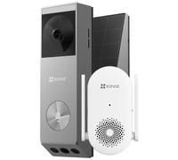 EZVIZ EP3X PRO + CH1 KIT - Campanello a batteria, ricarica solare, doppio obbiet