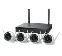 Ezviz H3C Video Recorder NVR X5S con 4 Telecamere Esterno