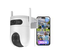 EZVIZ H9C 3K+3K Telecamera Wi-Fi da Esterno a Doppia Lente 4G LTE