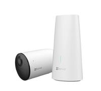 Ezviz Hb3-B1 Kit Telecamera Da Esterno A Batteria + Base 2K Autonomia 120G Color Night Vision Difesa Attiva Sensore Movimento Custom Vocal Alert