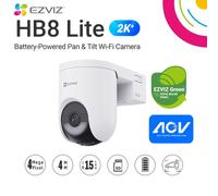 EZVIZ HB8C Telecamera motorizzata 2K,Wi-Fi,batteria 5200mAh,colorVue,audio, rilevamento intelligente