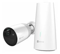 EZVIZ BC1 Kit da 1 Telecamera a Batteria 1080p WiFi Esterno con 1 Base, Batteria Durata di 365 Giorni,100% Senza Fili, Visione Notturna a Colori, PIR, Audio Bidirezionale, Alexa