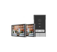 EZVIZ HP7 2K Citofono Bifamiliare, 2 Schermi, WiFi, 7'' Touch Screen a Colori, Campanello Video 2 Fili, Rilevamento Persone, Wi-Fi Dual Band Connesso con App