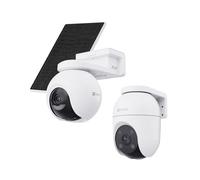 EZVIZ Pacchetto composto da Telecamera WiFi Esterno C8c 2MP e Telecamera WiFi Esterno Senza Fili con Pannello Solare CB8 Pro Kit 4K