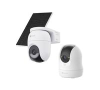EZVIZ Pacchetto composto da Telecamera WiFi Interno C6N G1 3K e Telecamera WiFi Esterno con Pannello Solare CB8 Lite Kit 2K+