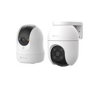 EZVIZ Pacchetto Composto da Telecamera Wifi per Esterni C8c 4K e Telecamera Wi-Fi Interno C6N G1 3K Kit