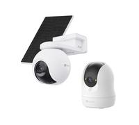EZVIZ Pacchetto composto da telecamera wifi per interni C6N G1 3K e telecamera wifi a batteria CB8 Pro 4K kit