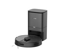 EZVIZ RE4 Plus Nero Robot Aspirapolvere Lavapavimenti con Svuotamento Automatico, Navigazione LiDAR e Anticaduta. Aspirazione 4000Pa, Rileva Tappeti, Serbatoio 300ml, Autonomia 180min, WiFi/APP/Alexa