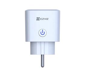 EZVIZ T30 Smart Wi-Fi Connected Socket 10A Mini Smart Outlet Funziona con Android iOS Alexa, Funzione Timer, Controllo app, Bianco