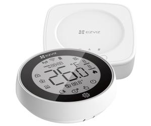 EZVIZ T56 - CRONOTERMOSTATO SMART CON CONTROLLO DELLA TEMPERATURA - WIFI - DISPLAY TOUCH - DA APPOGGIO O DA MURO