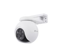 EZVIZ Telecamera di sorveglianza WiFi per esterni con lenti triple 4MP a zoom misto 12x, monitoraggio auto, rilevamento di forma umana/veicolo, visione notturna a colori, audio bidirezionale, IP67