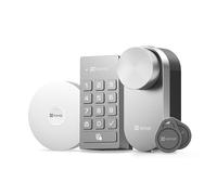 EZVIZ WiFi Smart Lock, Serratura Smart con Tastiera Multifunzione e Gateway, Serratura Elettronica con Accesso Remoto e Bluetooth, Sblocco Senza Chiave Tramite Codice, Tag o App, DL01 PRO