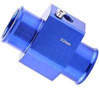 Ezweiji Adattatore per temperatura dell'acqua per auto, universale, 26-40 mm, indicatore di temperatura dell'acqua a 3 vie, tubo di collegamento, sensore di temperatura dell'acqua, adattatore con