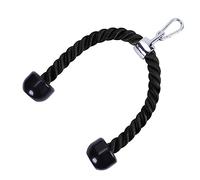 Ezweiji Corda per Tricipiti Corda Tricipiti, Corda per Tricipiti per Un Efficace Allenamento della Forza, Corda per Bicipiti 70 Cm, Manici Gommati per Una Presa Sicura, Include Girella E Moschettone