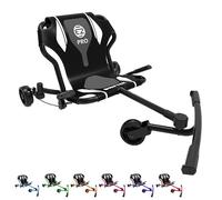 EzyRoller Drifter Pro X veicolo per bambini da 4 a 14 anni triciclo trike scooter a tre ruote veicolo divertente a tre ruote (negro)