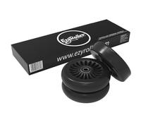 EzyRoller Ruote di ricambio 96 mm, set da 3 pezzi, per Classic, Drifter, o Drifter X, colore: nero