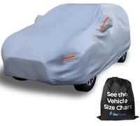 EzyShade Telo copriauto per SUV a 10 strati, impermeabile, per tutte le condizioni atmosferiche, vedere la tabella delle taglie del veicolo per una vestibilità accurata. Coperture esterne complete per