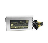 EZZON Alimentatore ETH da 2000W/2200W Alimentatore a canale singolo per BTC Bitcoin Ethereum Server Speed Miner Mining stabile (2000W)