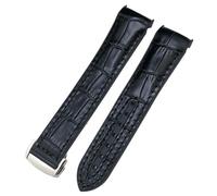 EZZON Cinturino per orologio Omega Seamaster 300 Planet Ocean AT150, 21 mm, 22 mm, estremità curva, in tessuto di nylon ad alta densità, cinturino in gomma di nylon ad alta densità, 19 mm, 20 mm, 20mm