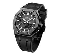 EZZON GA-B2100 Kit di Modifica per GA-2110 GA-2100 Cinturino in Silicone per Cassa di Orologio in Metallo 316 Acciaio Inox Braccialetto Bezel Bande, One Size, Agata