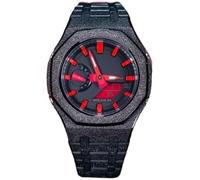 EZZON Gen 3 4 Cassa dell'orologio smerigliata e kit mod cinturino in gomma, per GA2100/GA2110 GMAS2100, lunetta in metallo per GA-2100, GMAS2100, Agata