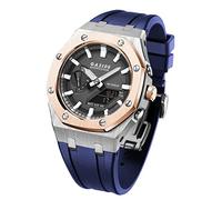 EZZON Per GA-B2110 GA2100 Mod Kit Orologio In Metallo Lunetta Cinturino In Silicone Morbido Accessori di Ricambio, talla única, Agata