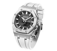 EZZON Per GA-B2110 GA2100 Mod Kit Orologio In Metallo Lunetta Cinturino In Silicone Morbido Accessori di Ricambio, talla única, Agata