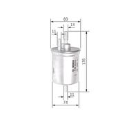 F026403012 Filtro carburante (MARCA BOSCH).