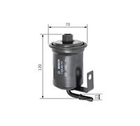 Filtro carburante BOSCH F 026 403 757