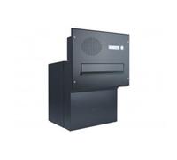 F-042 Cassetta postale passante a muro XXL con campanello e citofono