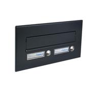 F-046 Cassetta per le lettere passante a parete (profondità: 18-27 cm) in RAL 7016