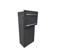 F-05-B XXL Cassetta postale passante in RAL 7016 (profondità 30-51 cm)
