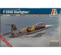 F-104G "Recce" Starfighter Fighter Plastic Kit 1:72 Model 1296 ITALERI