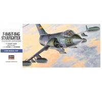 1:72 Hasegawa F-104 S/F Starfighter (Italian/Luftwaffe) Kit HGSD17 Modellino