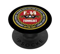 F-14 Tomcat Fighter Jet Design aereo militare PopSockets PopGrip Adesivo