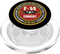 F-14 Tomcat Fighter Jet Navale Aereo Militare Arte PopSockets PopGrip per MagSafe