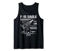 F-15 Eagle Fighter Jet Specifiche Aeroplano militare F15 Eagle Canotta