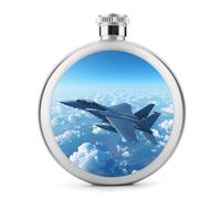 F-15 Eagle Jet Plane Flask per liquore bottiglia di vino portatile carino in acciaio inox fondine fiaschette