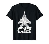 F-15 Eagle Jet Top View Maglietta