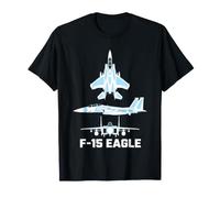 F-15 Eagle Three Jet Views Maglietta