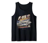 F-15 Eagle Vintage/Retro Design da Collezione Canotta