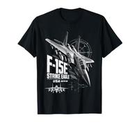 F-15e Strike Eagle USA Fighter Jet Maglietta