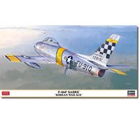 F-86f Sabre, Korean War Ace 1:48 Plastic Model Kit HASEGAWA