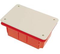 CASSETTE DI DERIVAZIONE DA INCASSO 296x153x70 mm CON COPERCHIO E VITI (5 PEZZI)