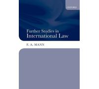 F. A. Mann Further Studies in International Law (Copertina rigida)
